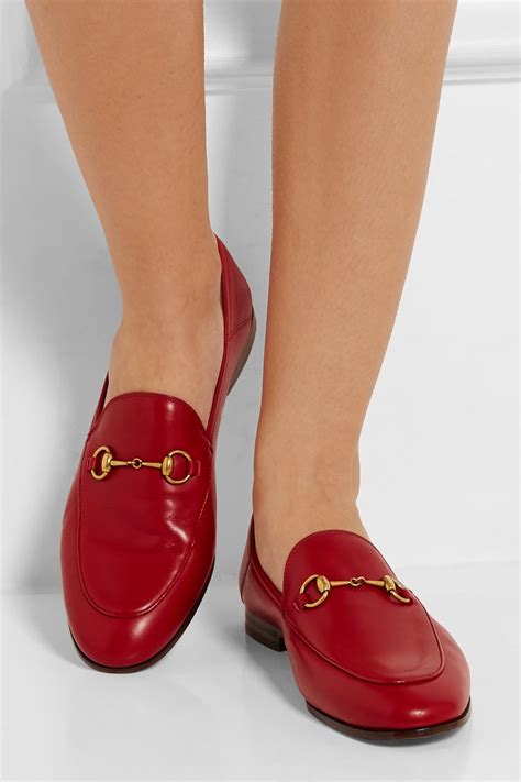 gucci patent leather sandal red|Gucci patent loafers.